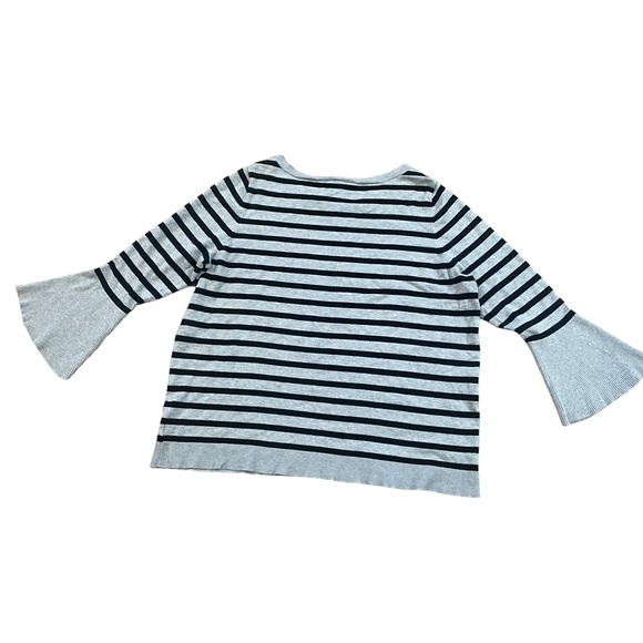 Lane Bryant Stripe Bell Sleeve Sweater Top Sz 18/20 - Picture 4 of 10